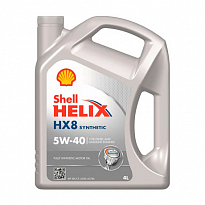Shell  Helix HX8 5w40 синтетическое масло 4л /4шт